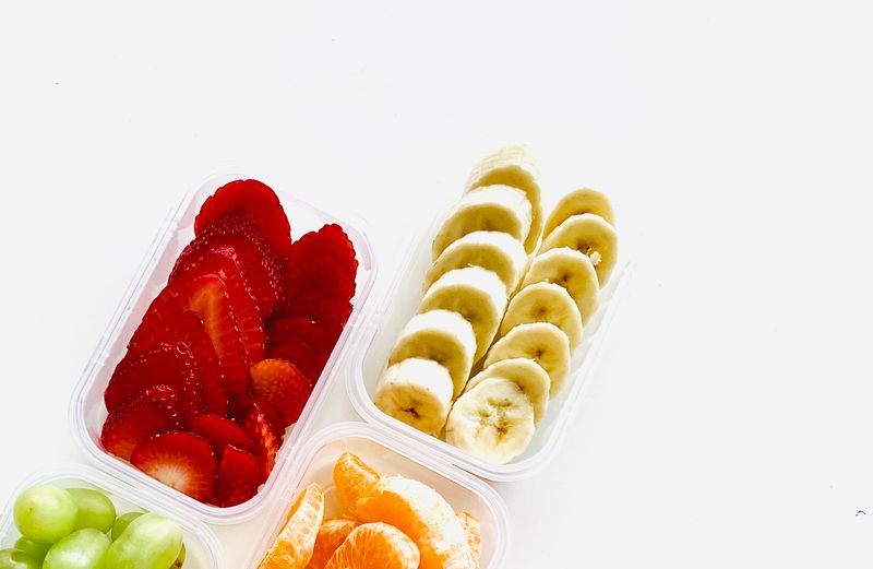 rolled fruit leather strips