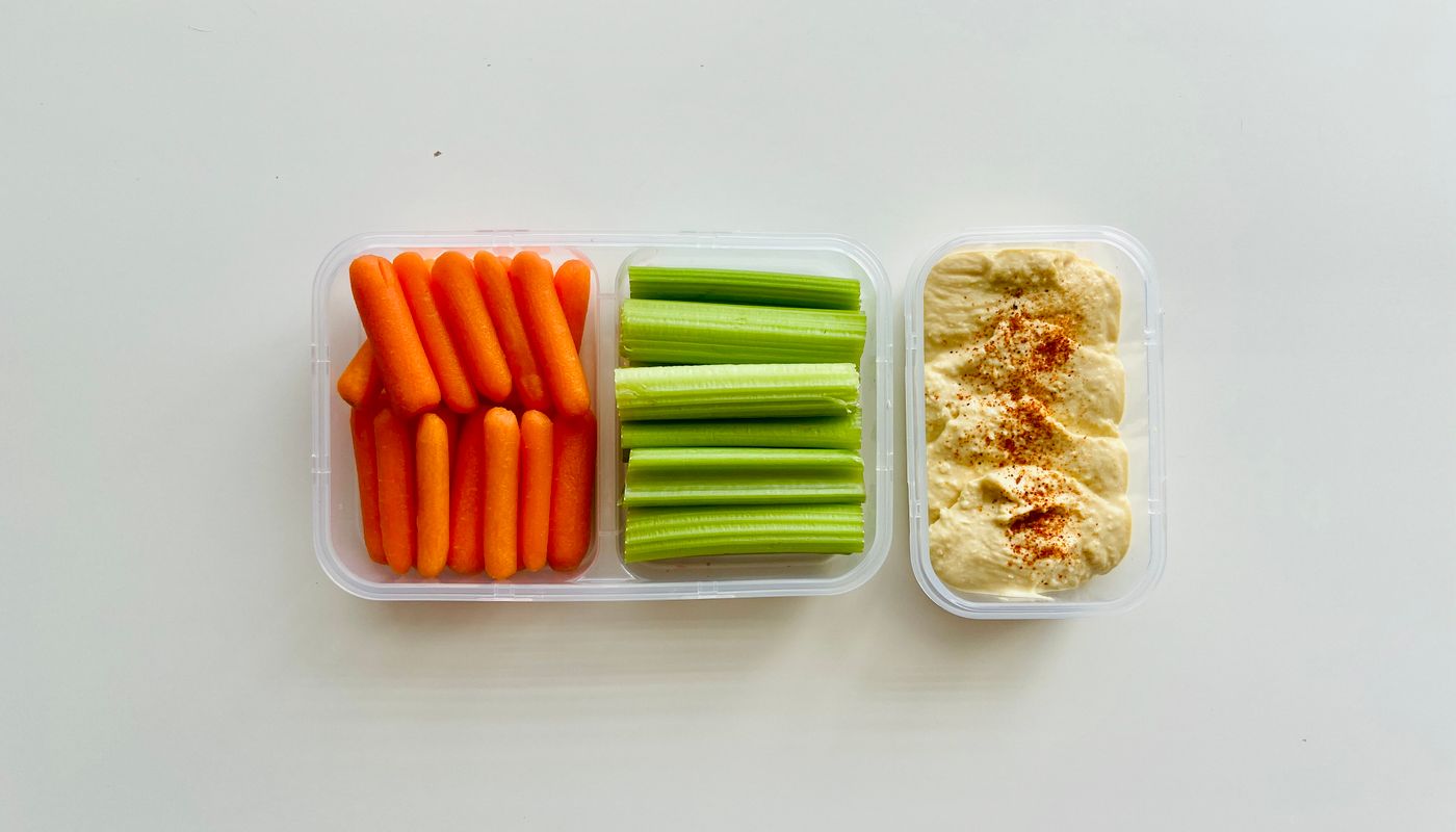 break bad habits — Healthy Snack with Carrots, Celery, and Hummus · Free. Photo: Pexels