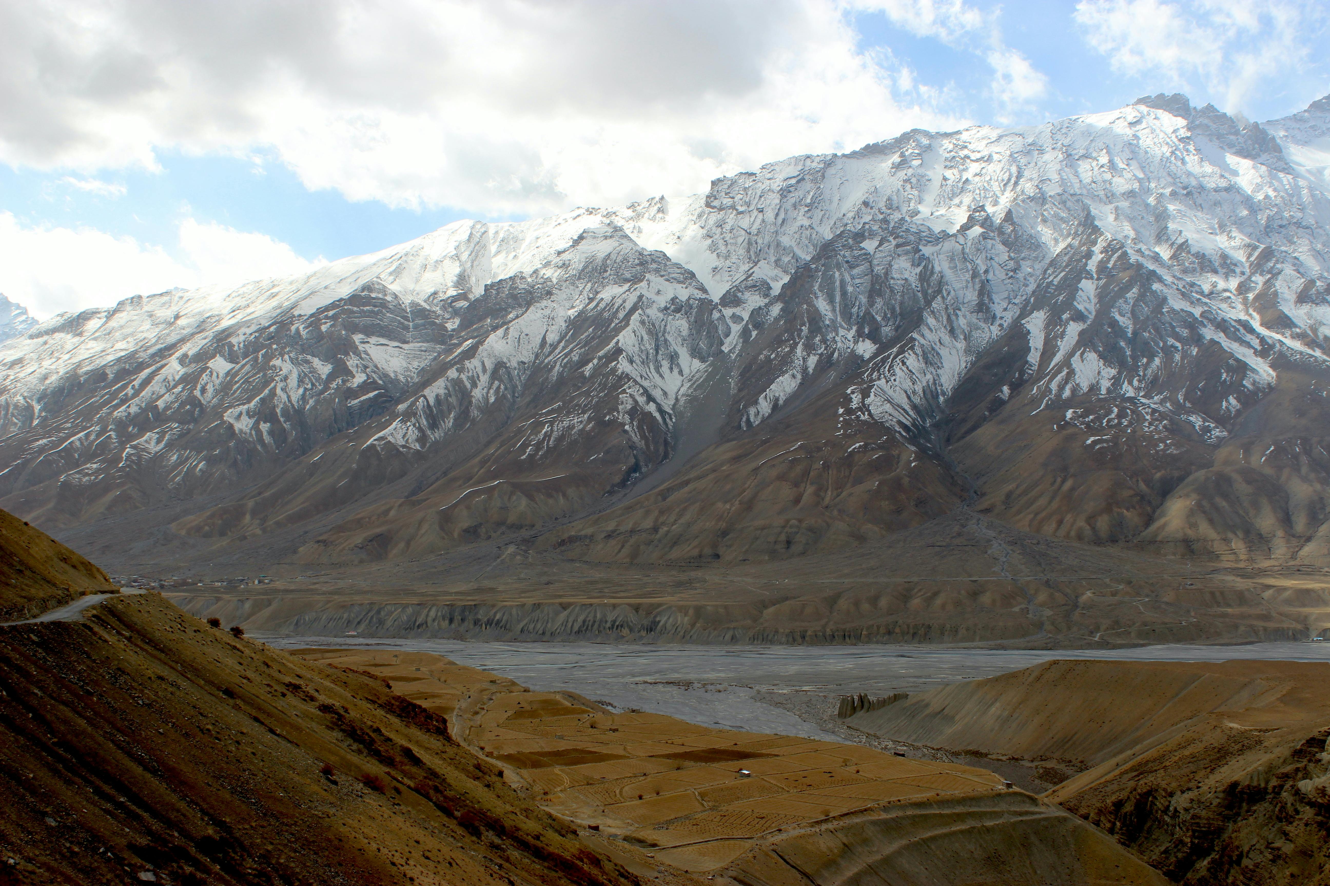 Beautiful snow-clad himalayas
