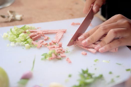 Free stock photo of chopping, close-up, cooking
