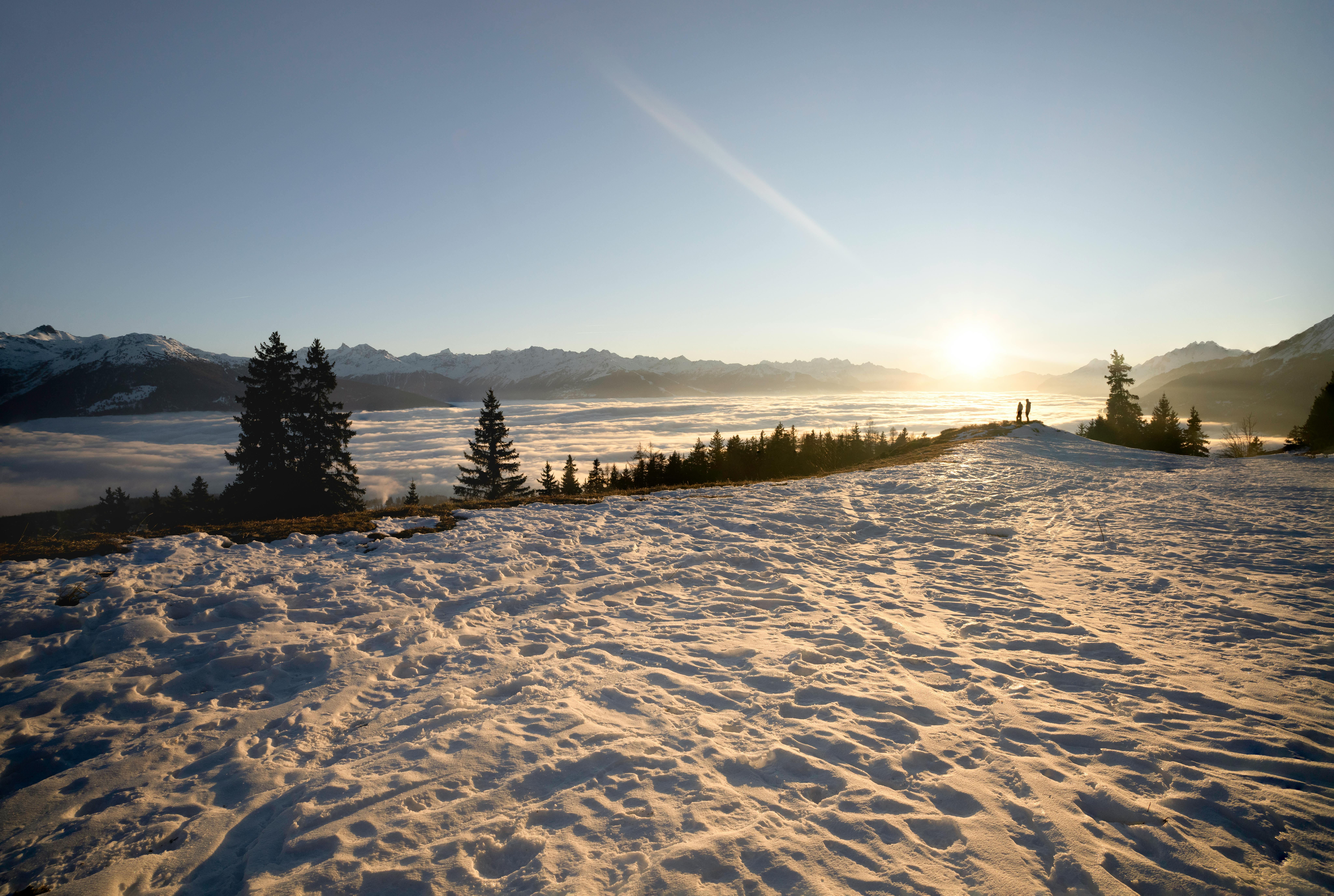 women hiking outdoors