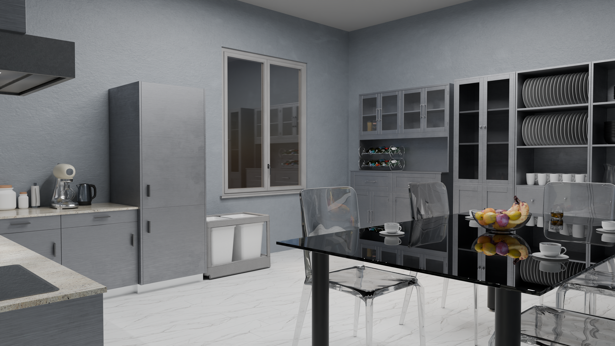 Foto gratuita di 3d, 3d floor plan, allestimento cucina, apartment ...