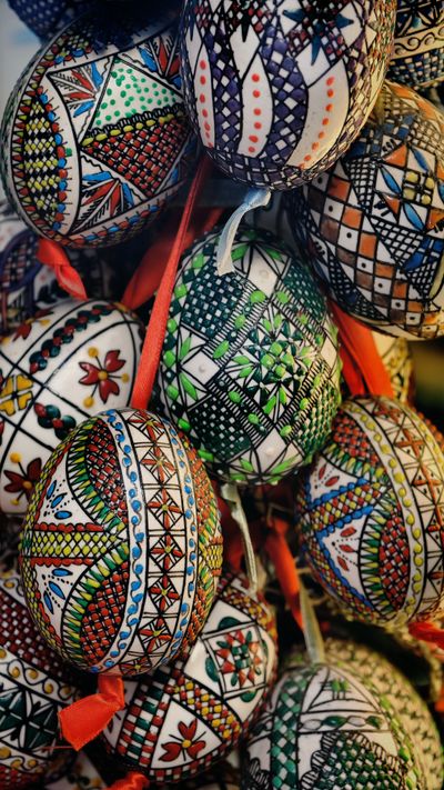 Pysanky painted eggs