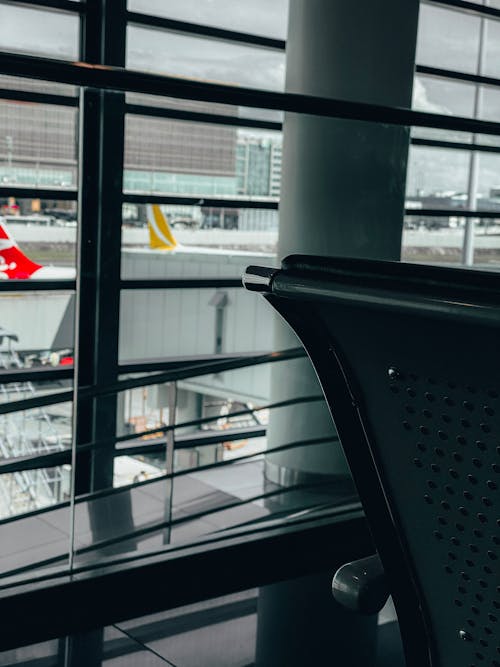Free stock photo of airport, bench, chair Stock Photo