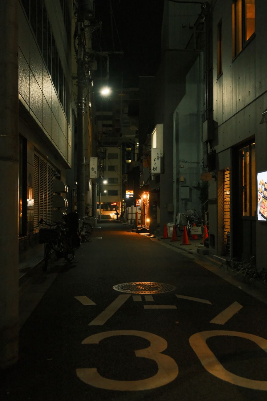 Beleuchtetes Motiv in Tokio – Neon Hintergrundbild (von Michael Solo, 5152×7728, #35457667)
