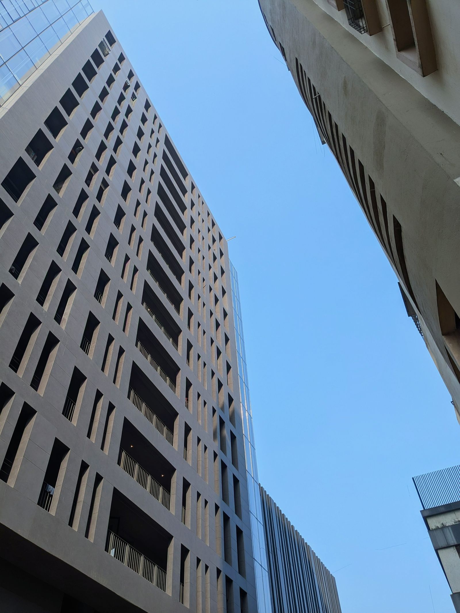 Modern commercial office buildings in Mumbai