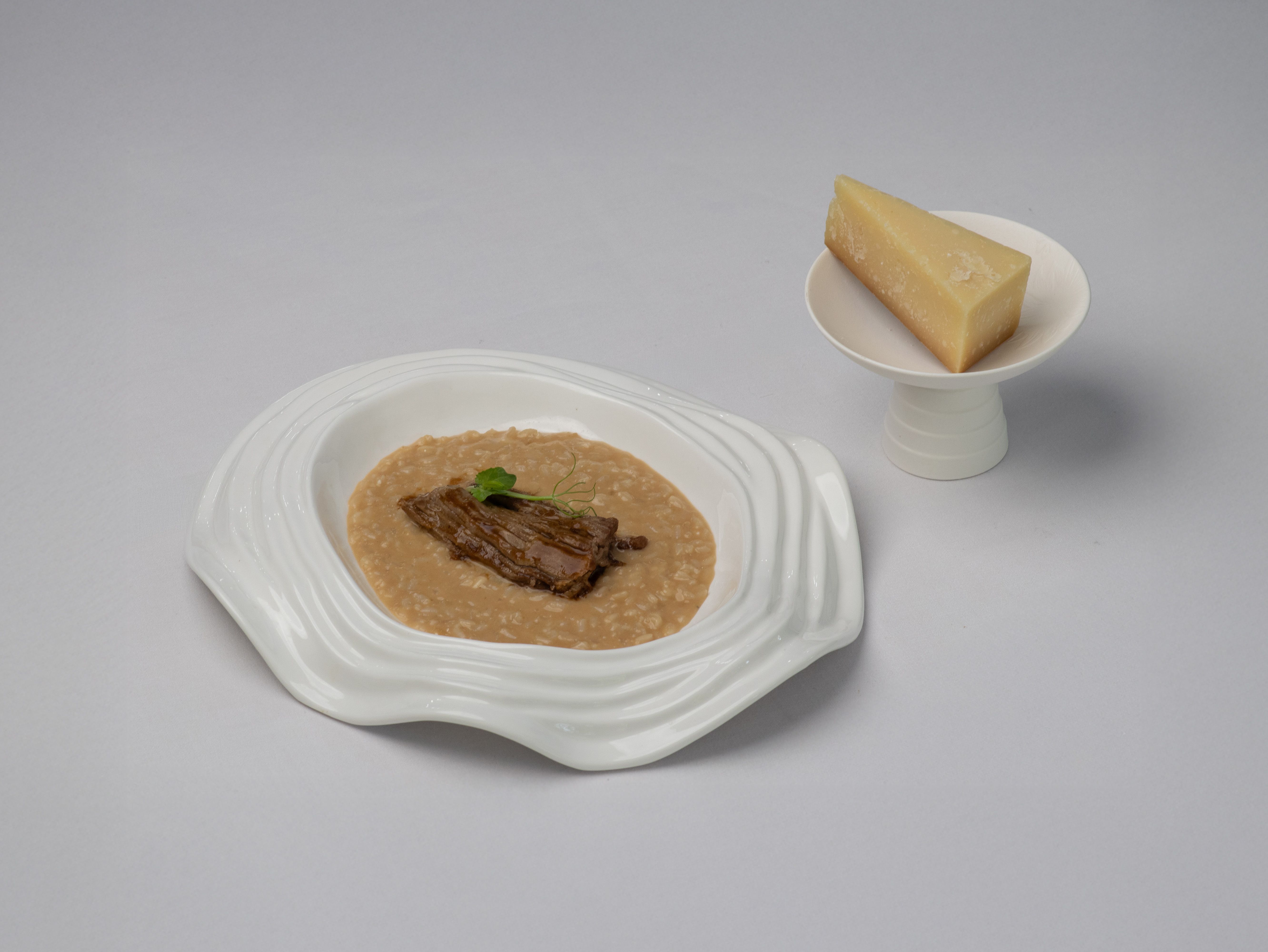 Sizzling Risotto with Charred Scallions