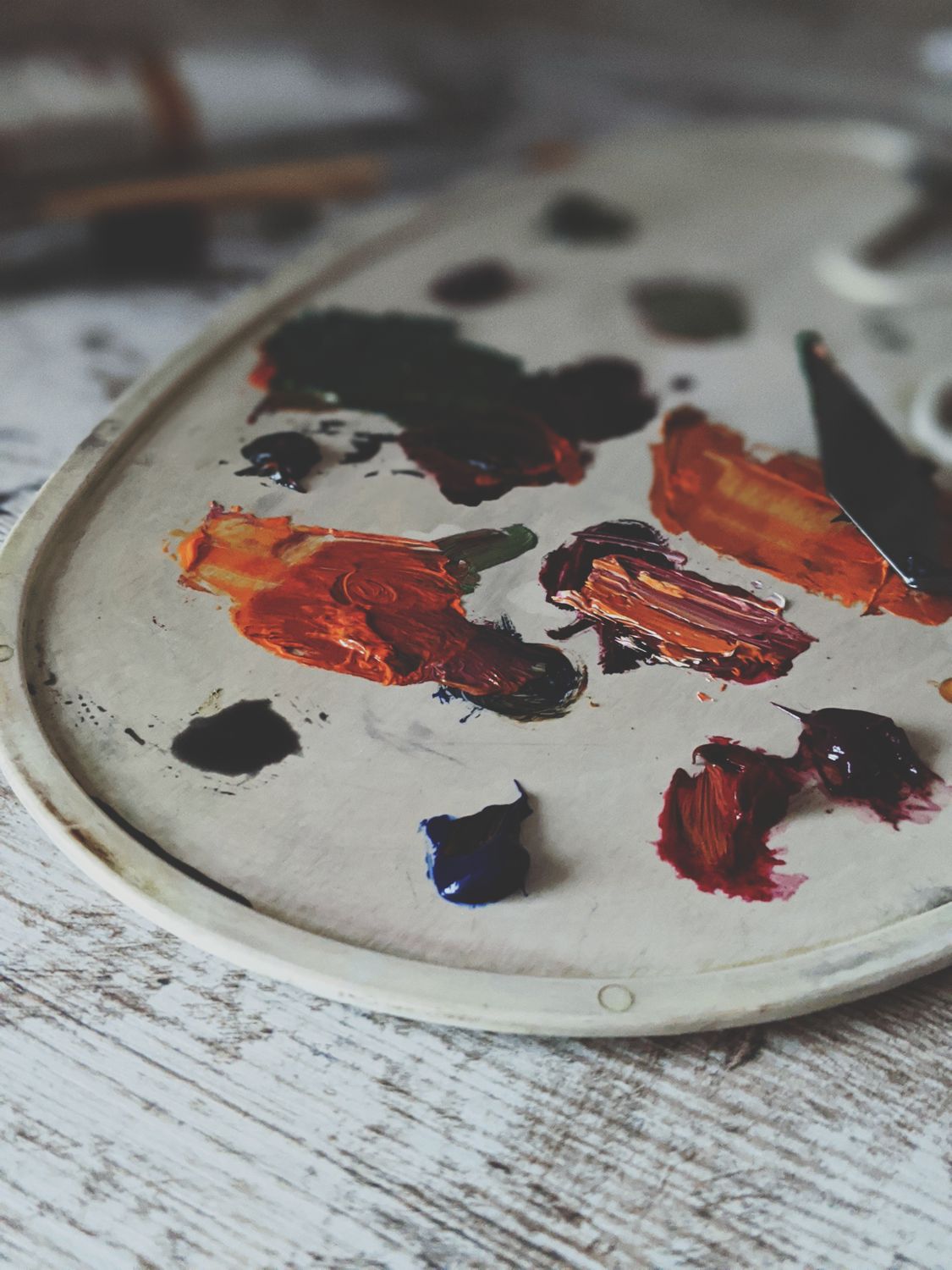 Tray Color/texture Close-Up Photo Of tray With Paint Colors · Free Stock Photo