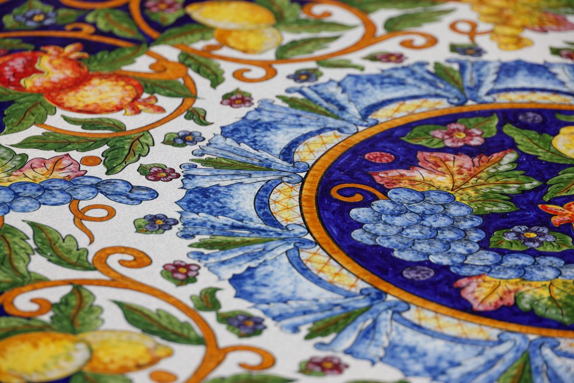 Pattern Tile Italy Vibrant Italian Ceramic Tile Design Pattern · Free Stock Photo