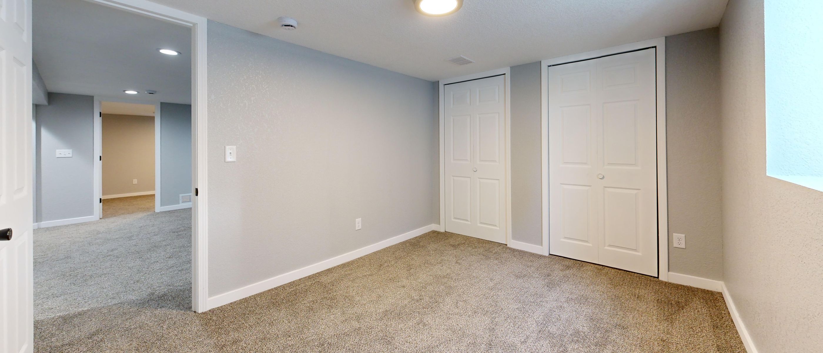 Interior Painting in Oakleigh Park — dust sheets down and the room fully protected