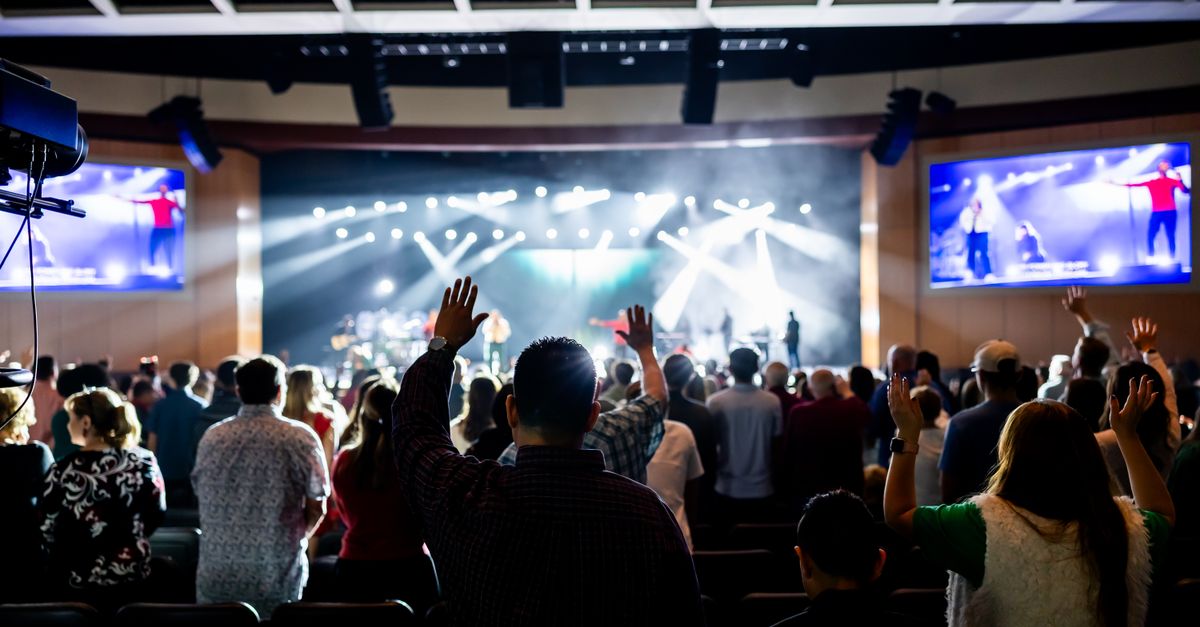 Live Performance Show Vibrant Live Concert Audience in a Theater · Free Stock Photo
