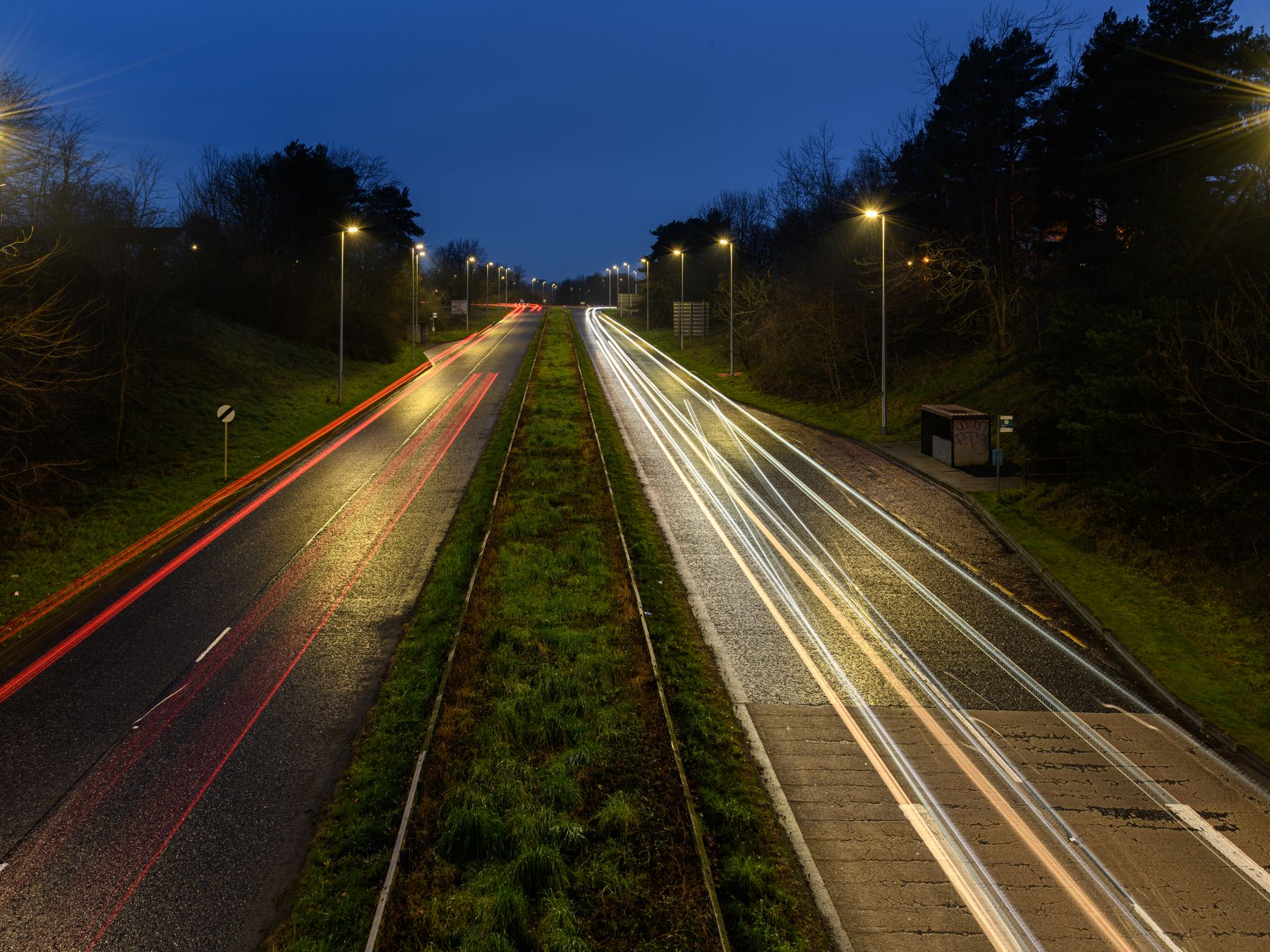 London to Preston — removal van on the motorway for a long-distance move