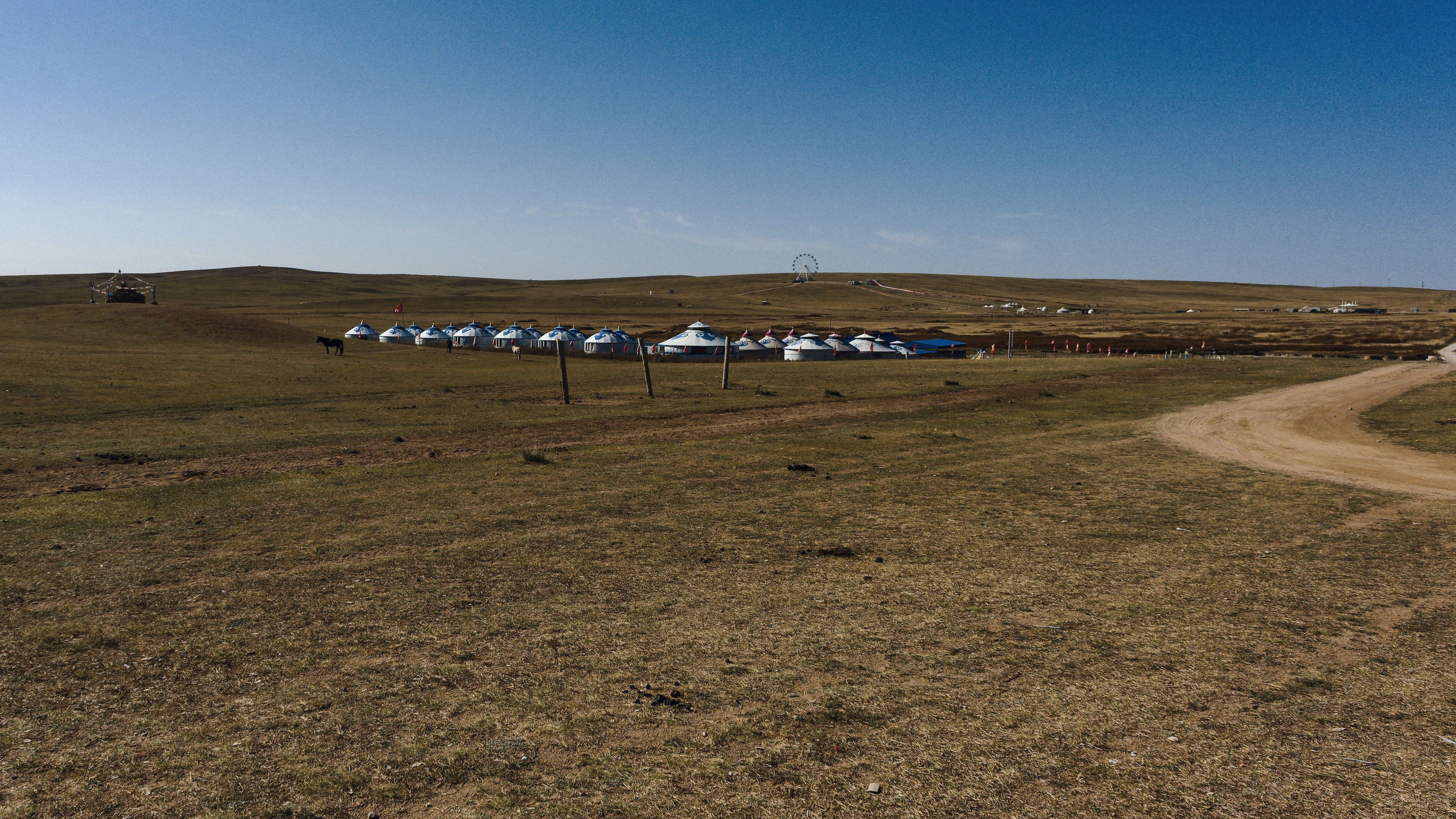 Nomadic Tents on the Inner Mongolian Grassland · Free Stock Photo