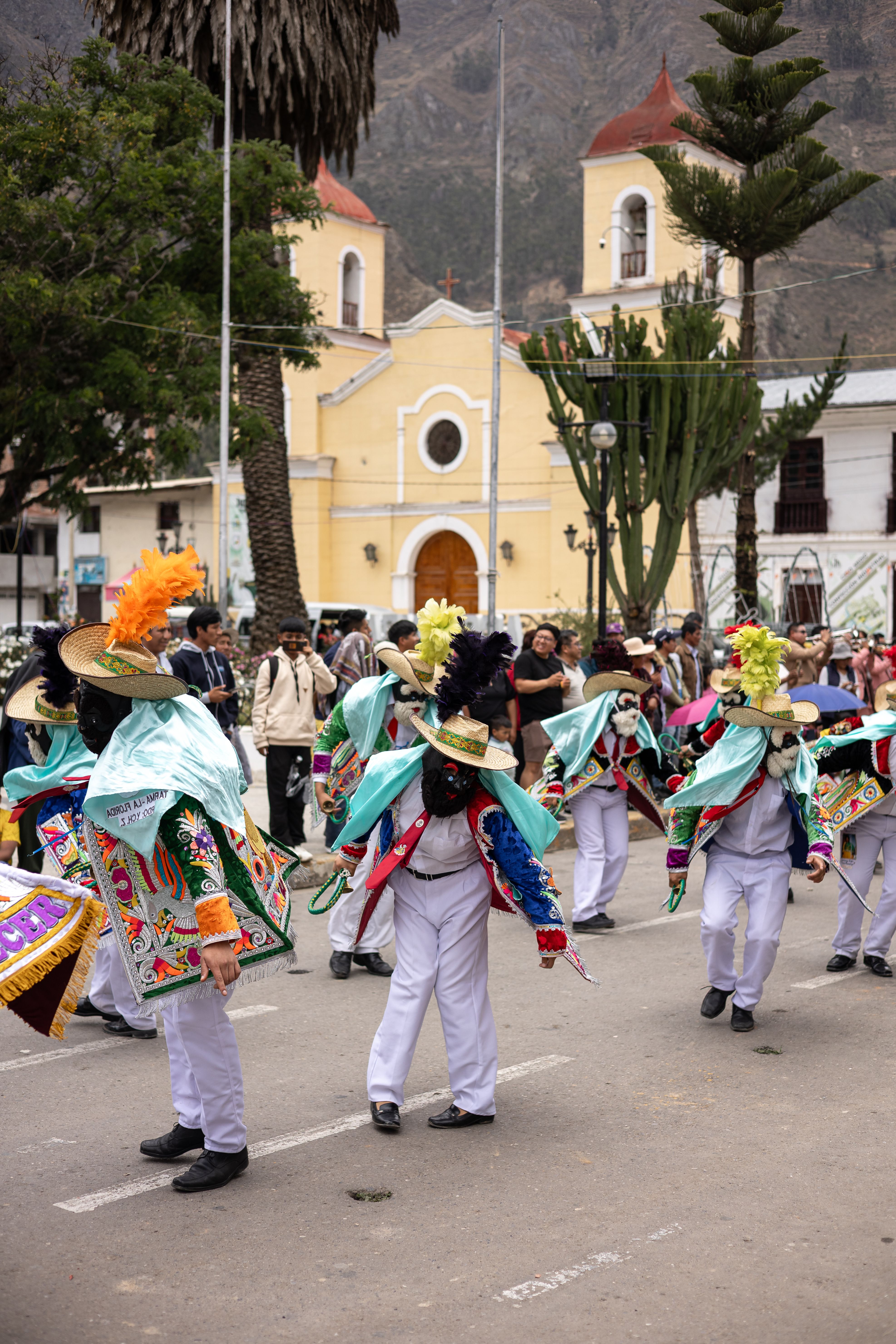 Colorful Traditional Festival Parade in Peru · Free Stock Photo