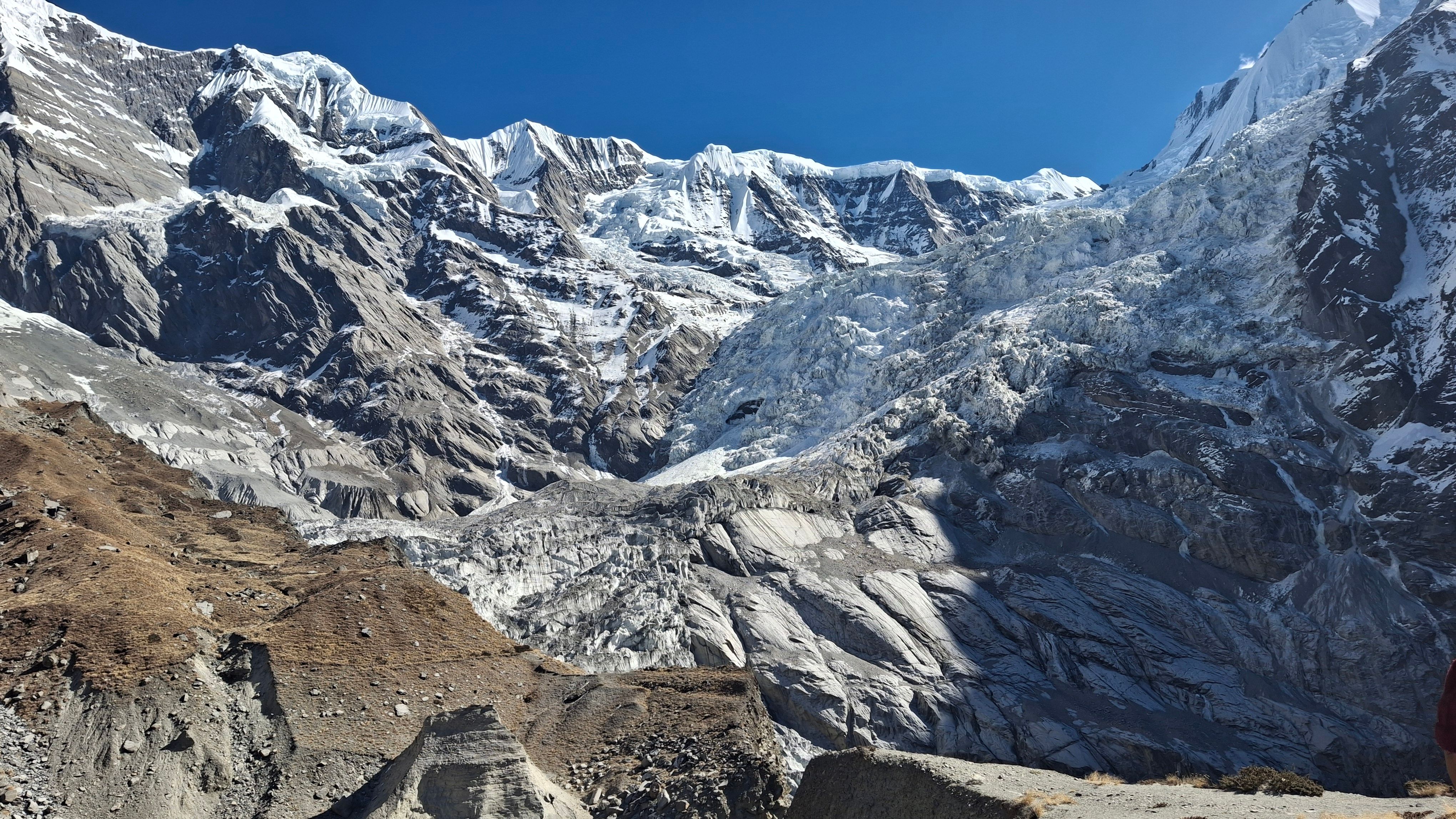 Satellite Images Reveal Glacier Collapse on Nepal-China Border