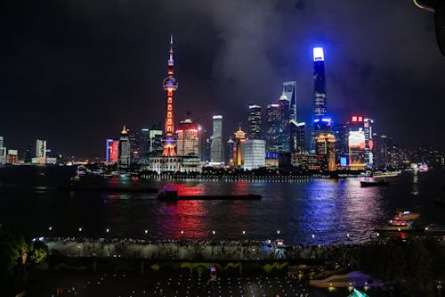 Oriental Tower at Night