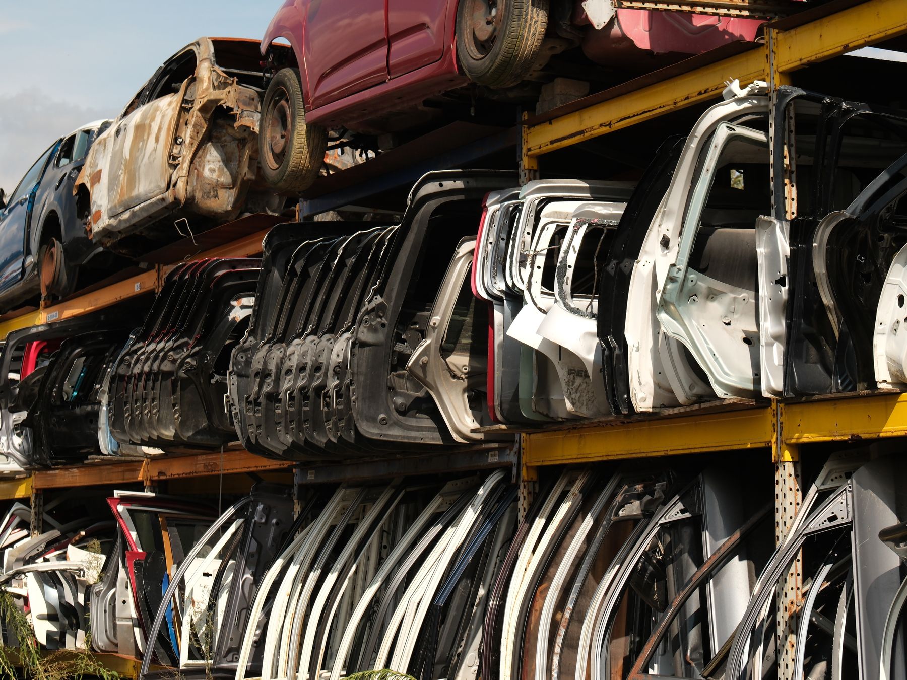 New Romney — belongings being loaded for transport to storage