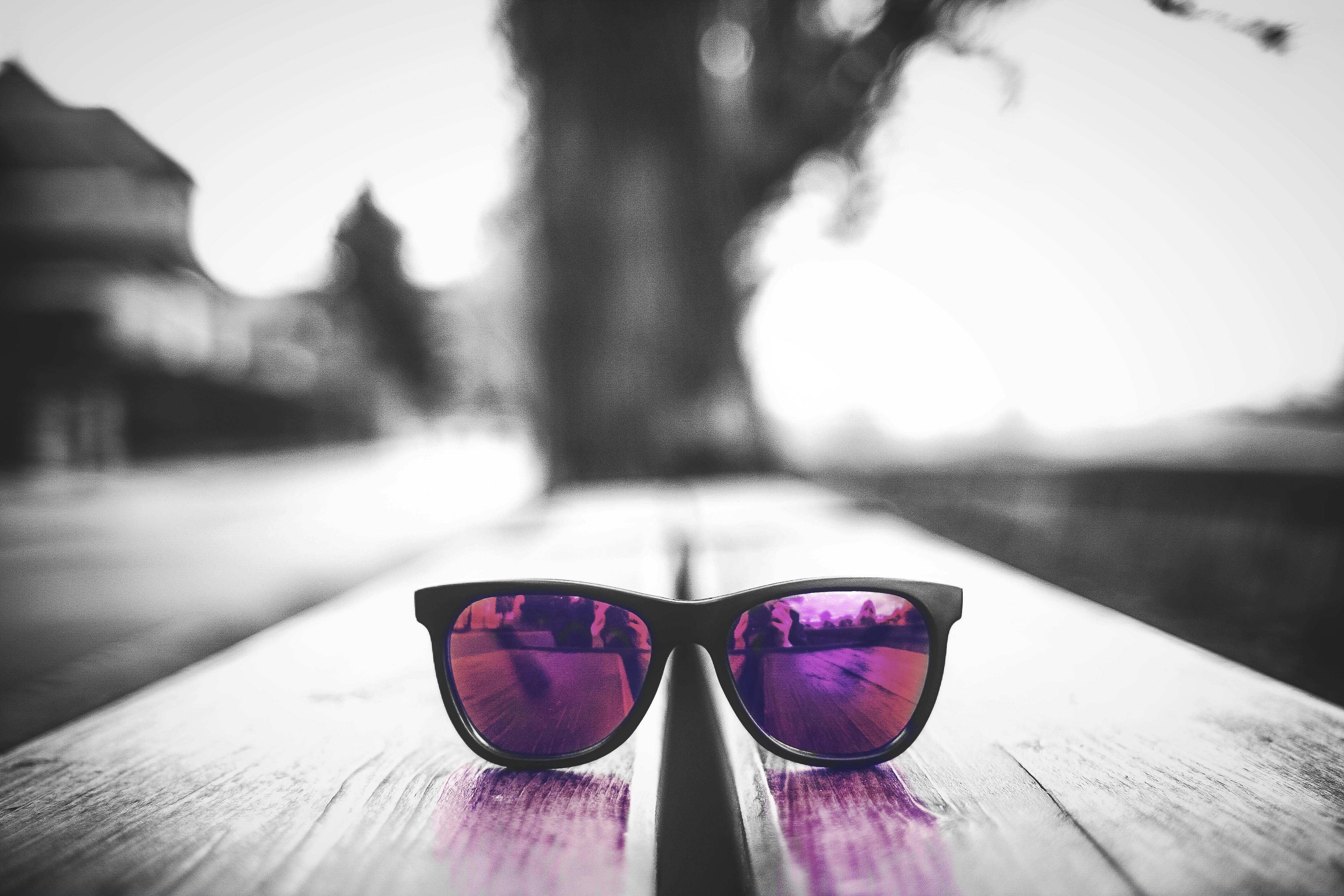 Free stock photo of black and white color pop eyeglasses