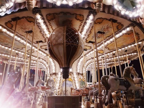 Free stock photo of alicante, amusement park, carousel