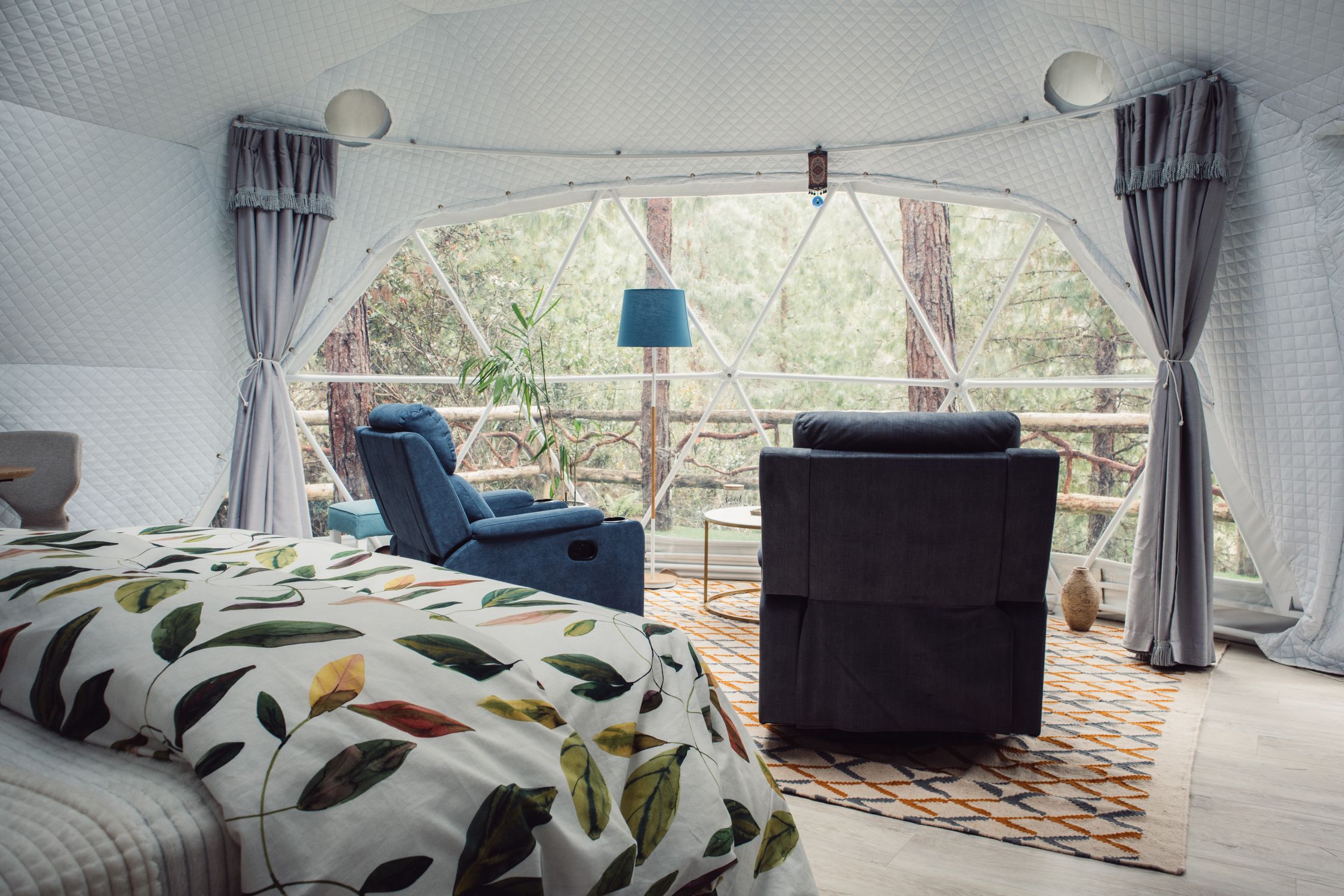 Cozy Glamping Dome Interior in Cuenca, Ecuador · Free Stock Photo