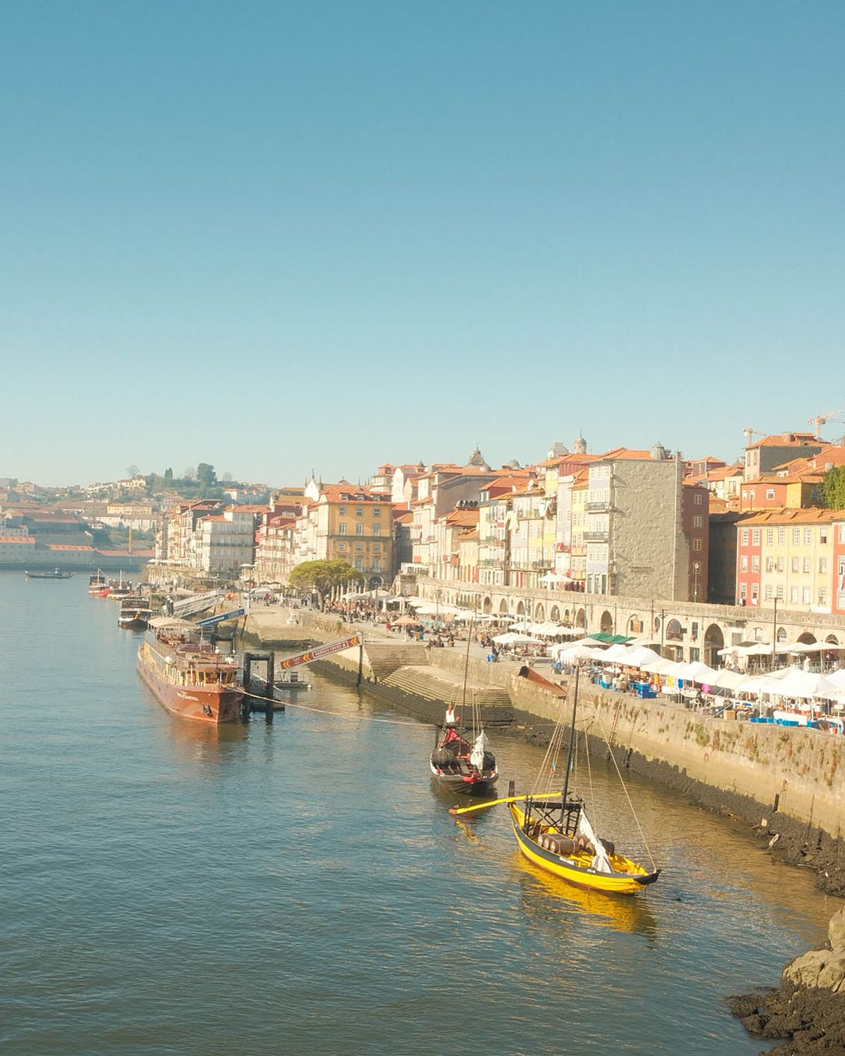 Picturesque Ribeira Riverside In Porto Portugal Free Stock Photo picturesque-ribeira-riverside-in-porto-portugal-free-stock-photo