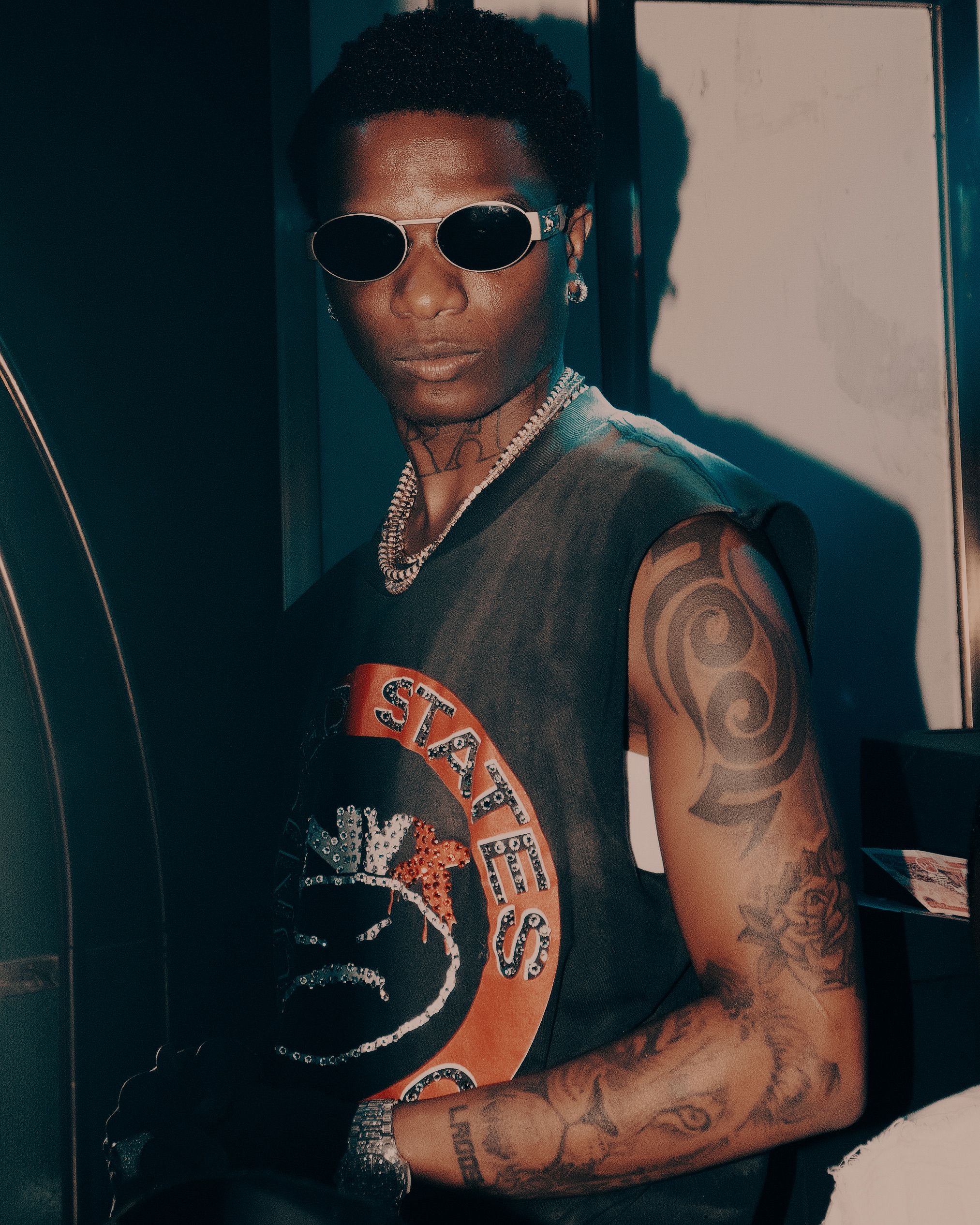 Nigerian musician performing at a live event