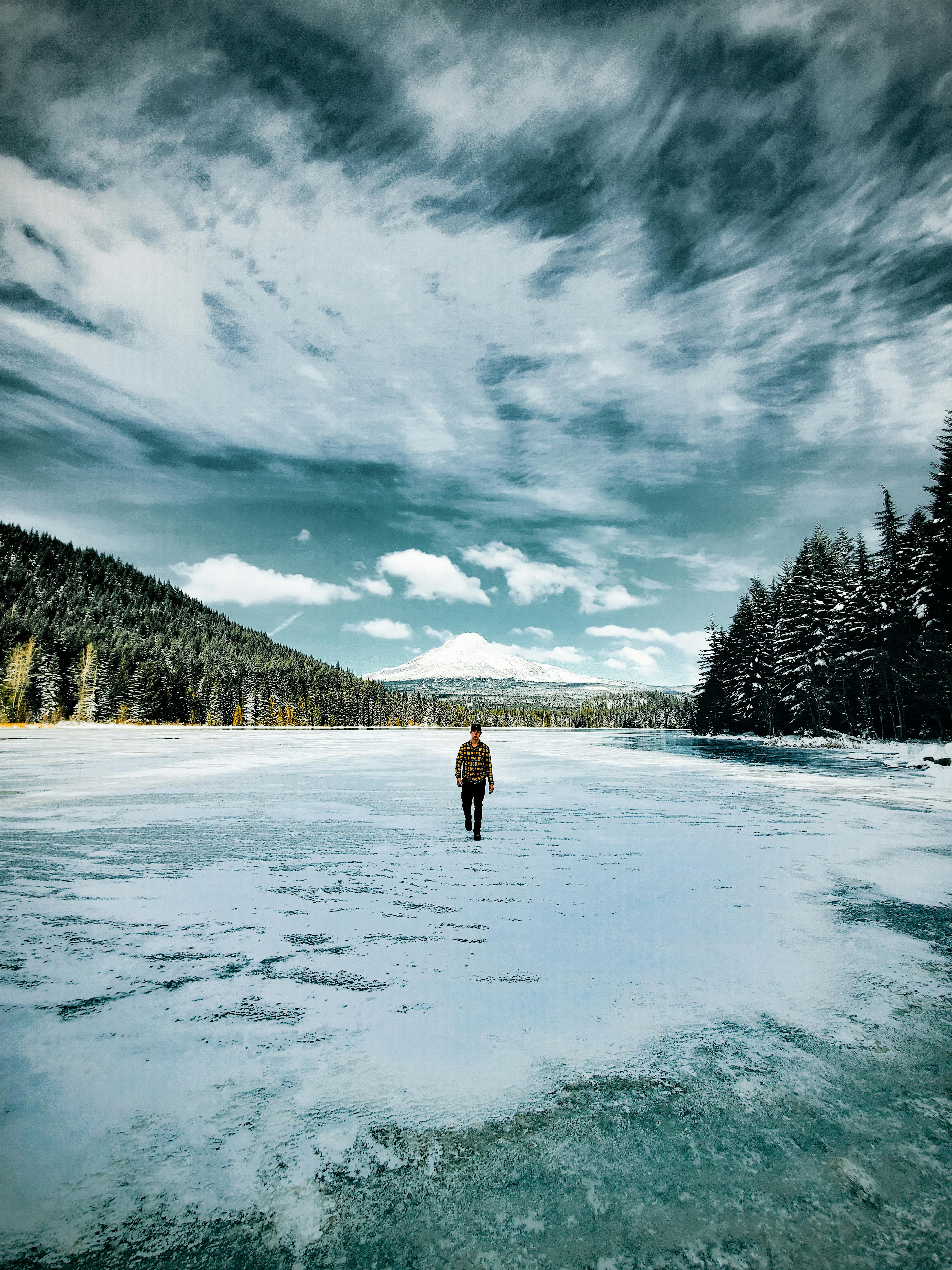Person Walking Outdoors · Free Stock Photo