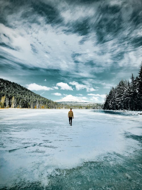 Person Walking Outdoors