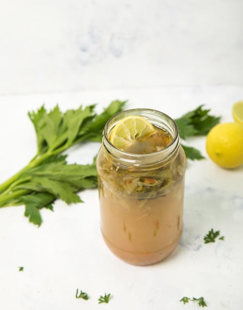 Free stock photo of foodphotography, glass jar, lemon