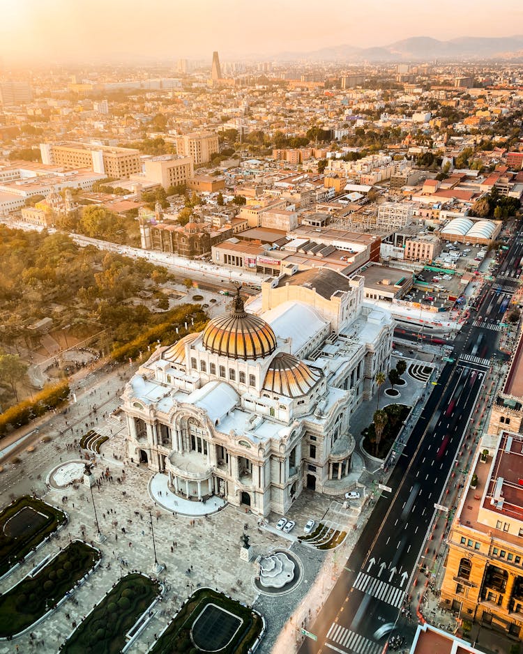 Aerial Photo Of Buildings