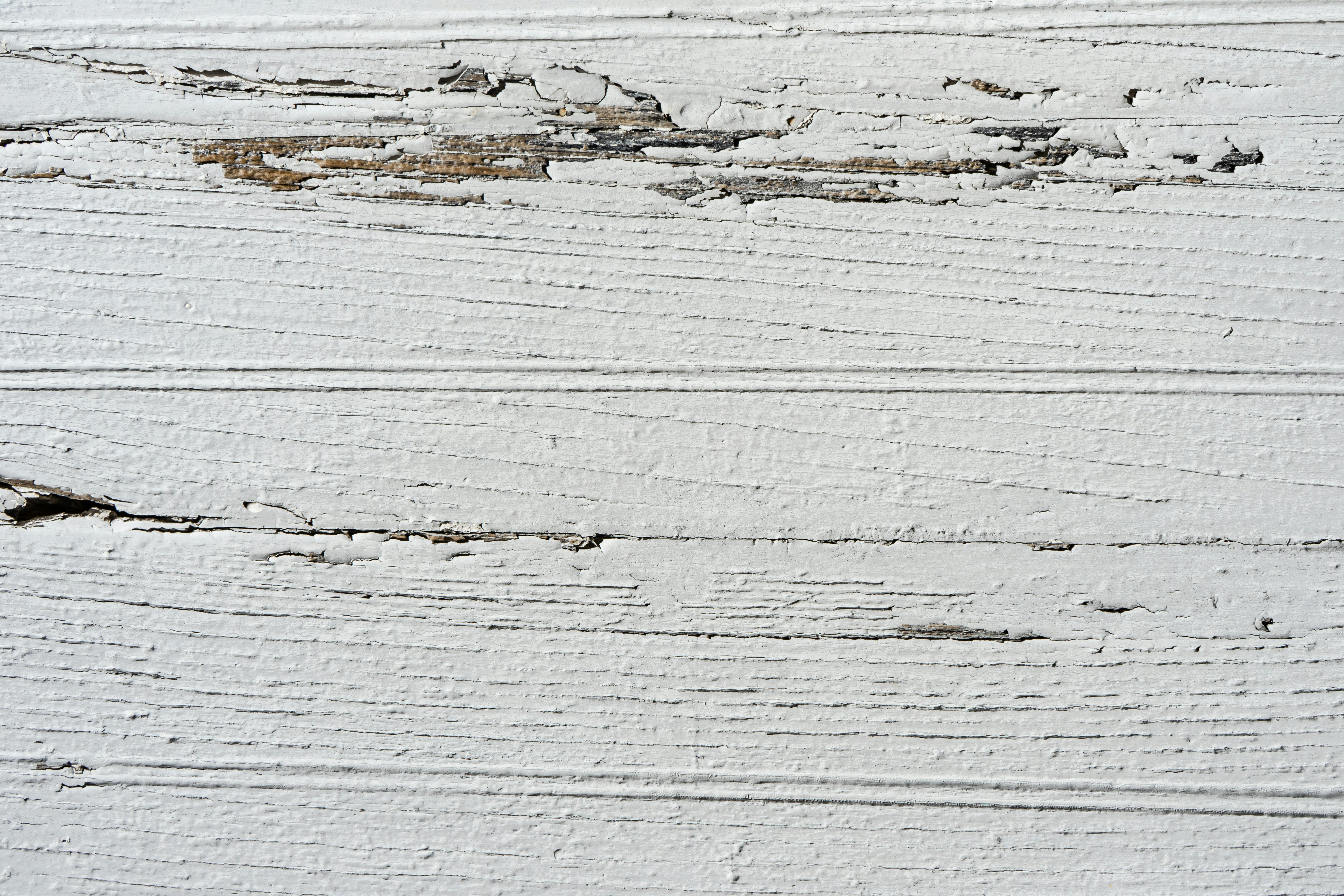 Weathered distressed wood plank background with old white paint Stock Photo  - Alamy, image size:6000x4000
