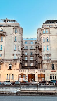 Free stock photo of active city, city in winter, silent winter