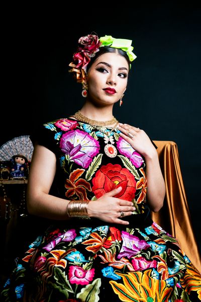 Embroidered dresses