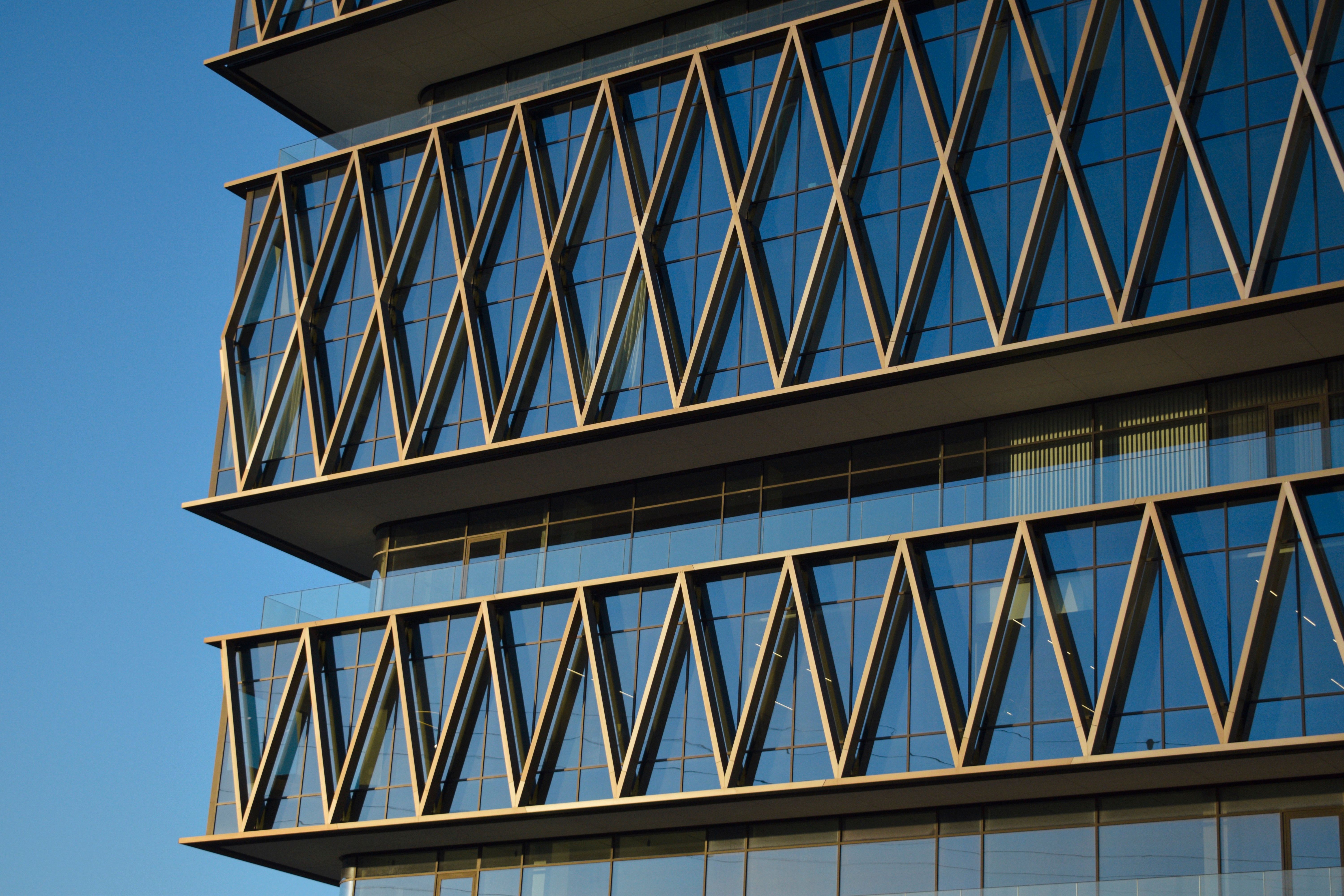 Modern Architecture with Angular Facades in Roeselare · Free Stock Photo