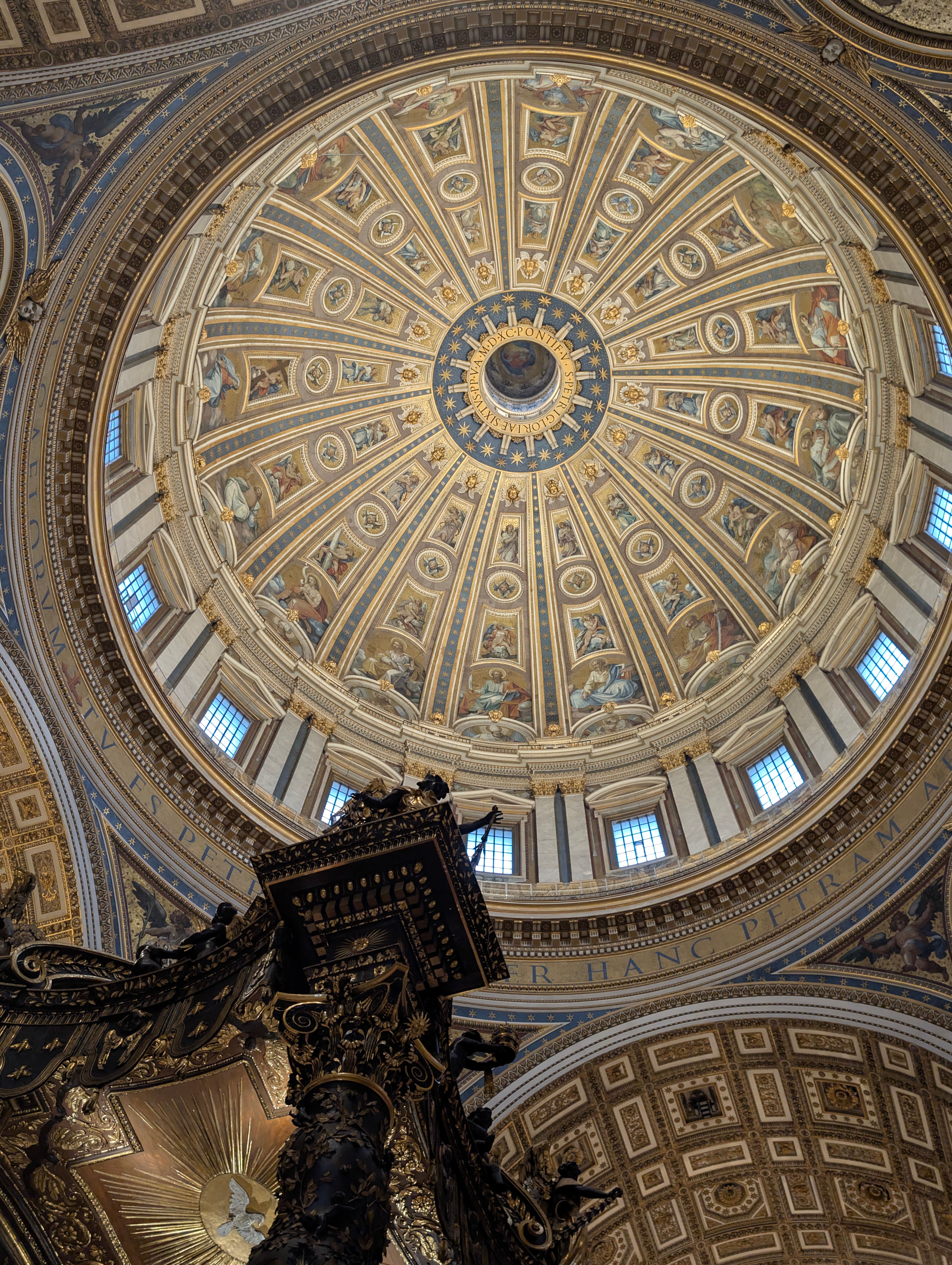 Stunning Interior of St. Peter's Basilica Dome · Free Stock Photo
