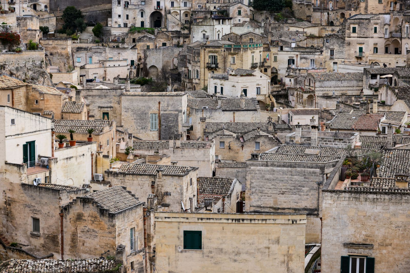 Sassi di Matera ancient stone city in Italy