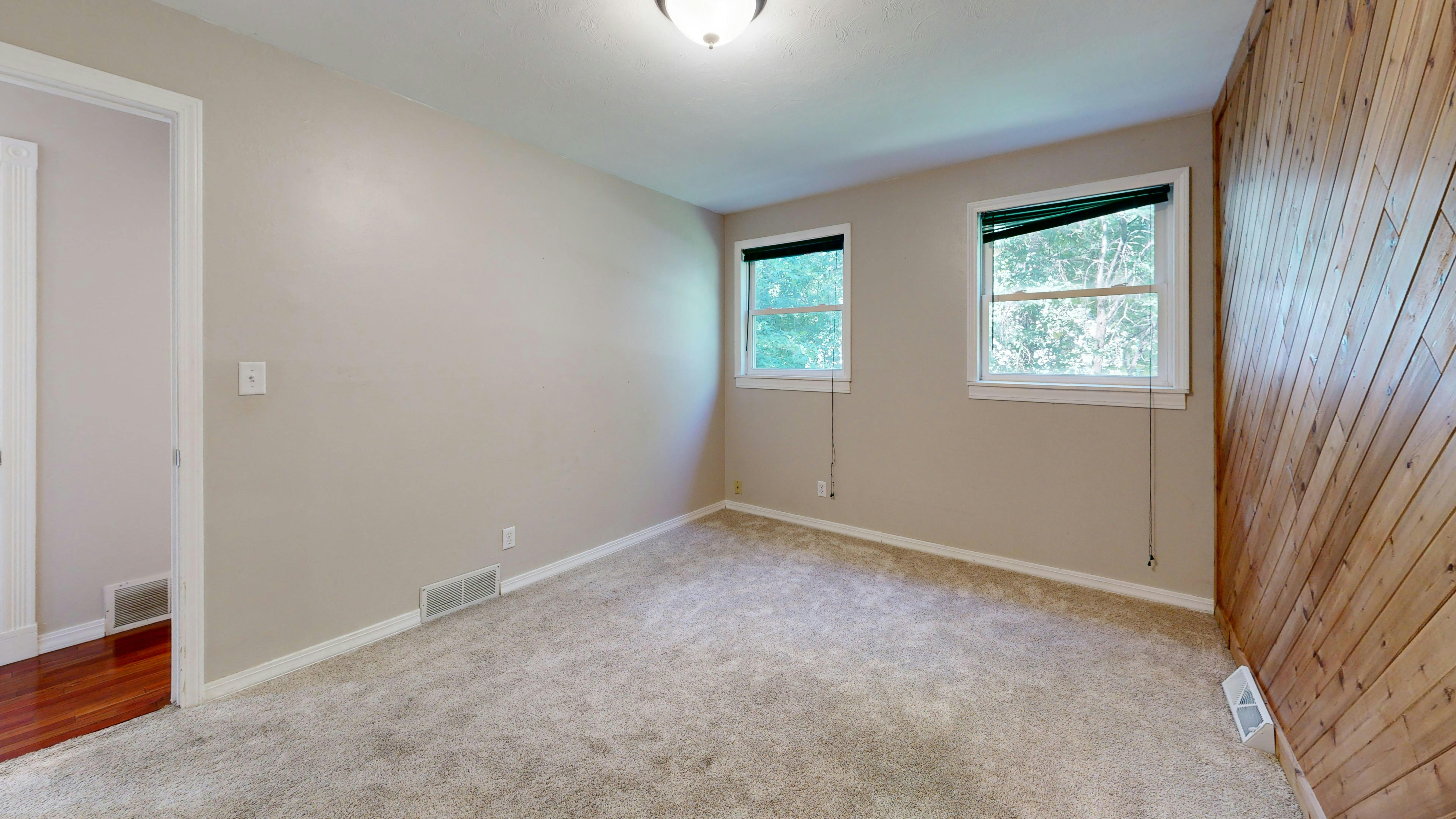 Carpet beetle inspection in a home