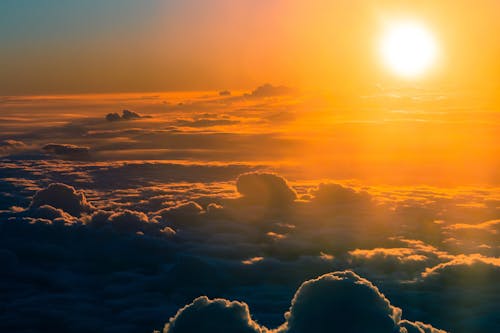 Free Sea of Clouds Stock Photo