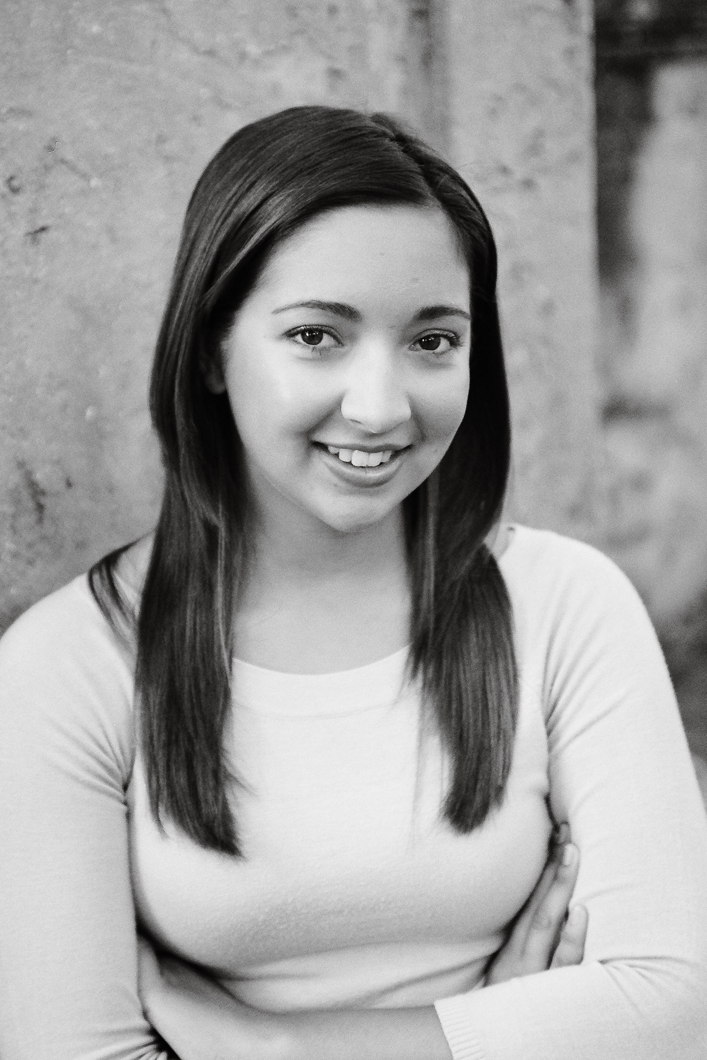 Black and White Portrait of Smiling Woman · Free Stock Photo