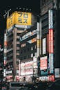 Vibrant Nightlife in Shinjuku, Tokyo