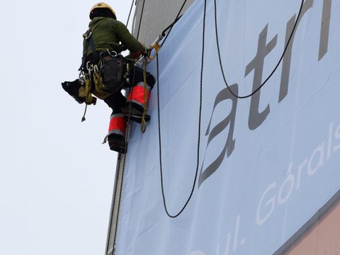 Signage install