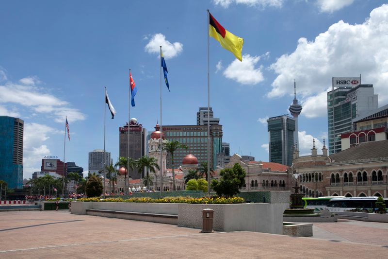 Merdeka Square in Kuala Lumpur on a sunny day