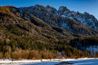 Winter Landscape in Kranjska Gora, Slovenia