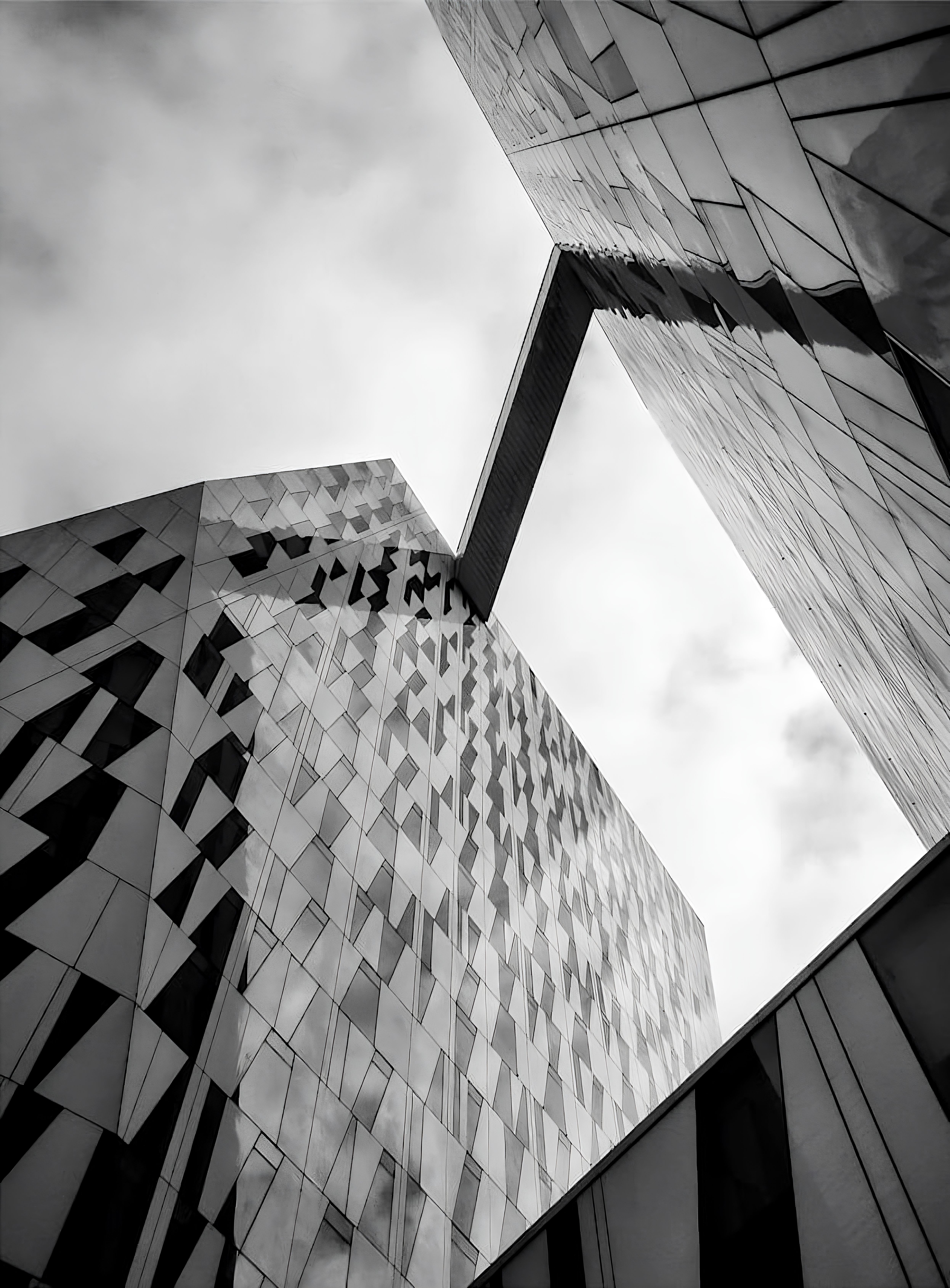 Modern Abstract Architectural High-Rise Building · Free Stock Photo