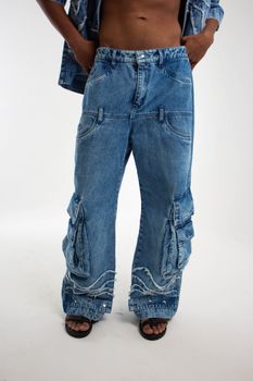 Cargo Jeans with Pockets