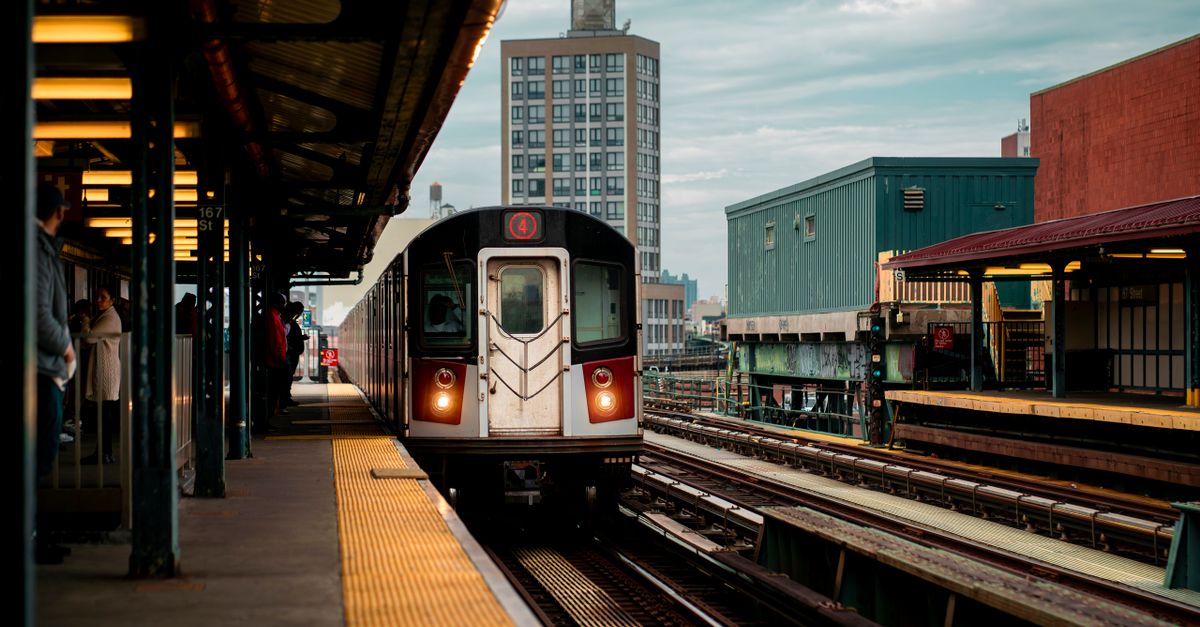 Brox Train New York City Subway Train at Bronx Station · Free Stock Photo