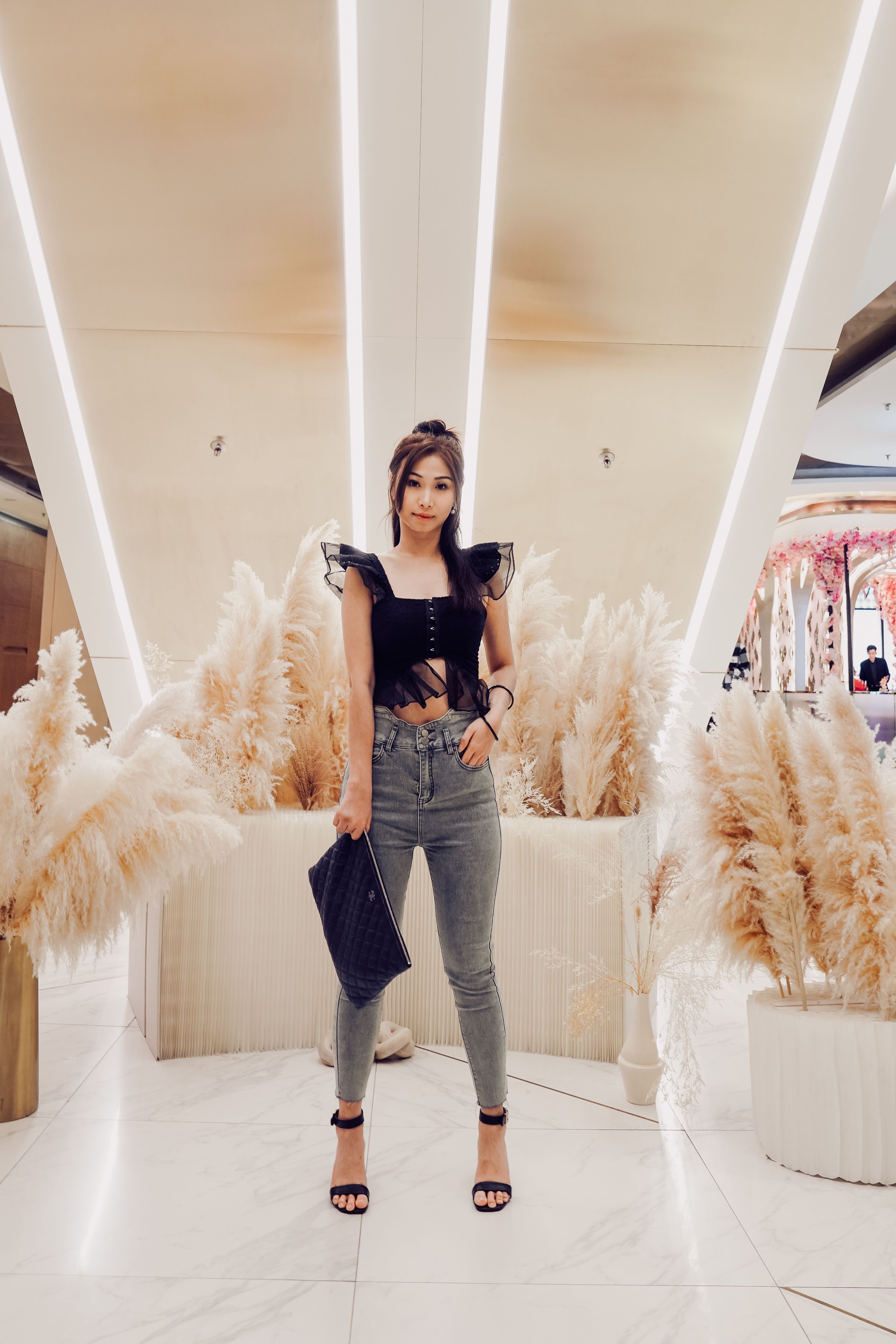 Fashionable Young Woman Indoor Portrait