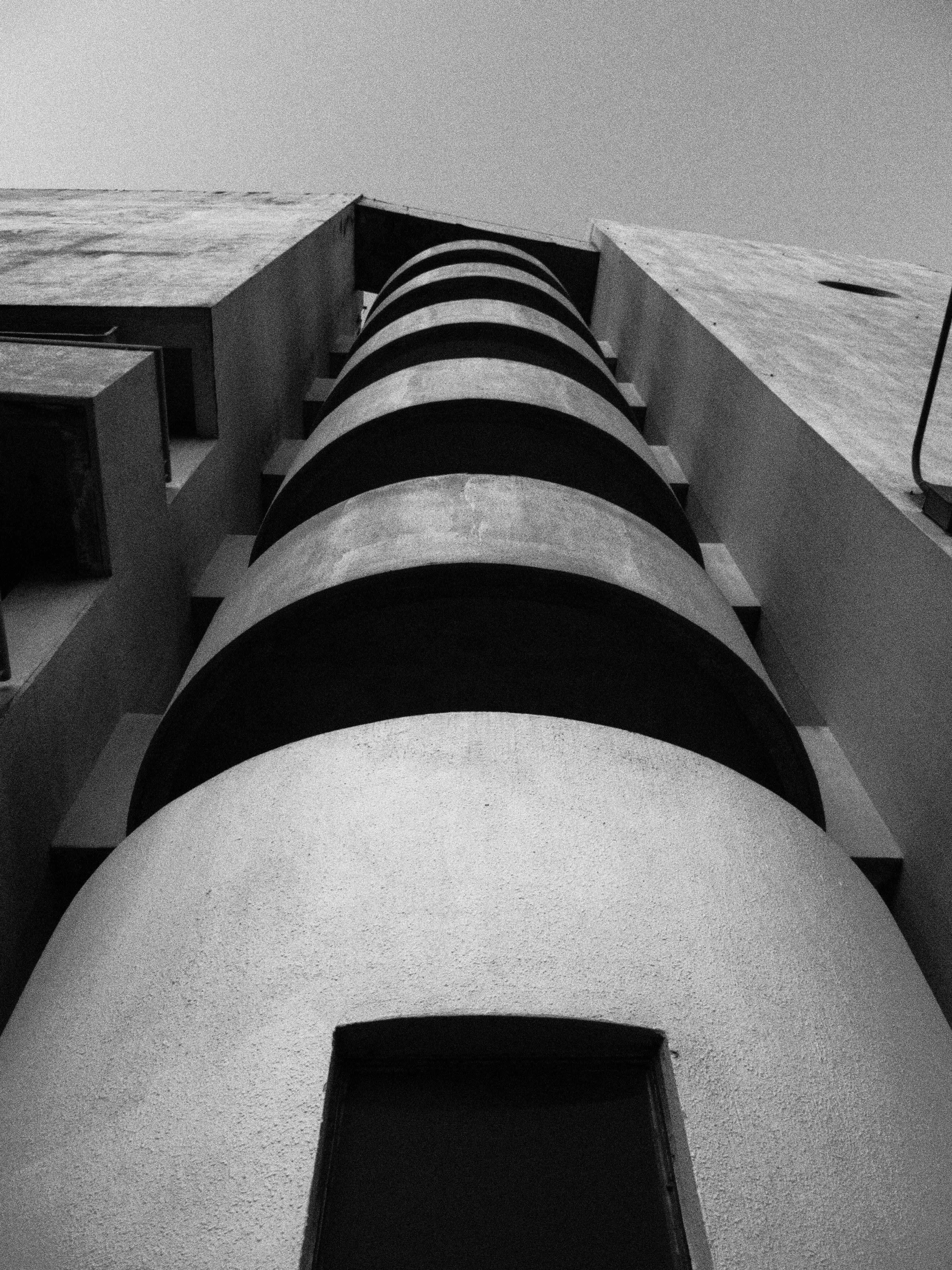 Striking Architectural Perspective in Hong Kong