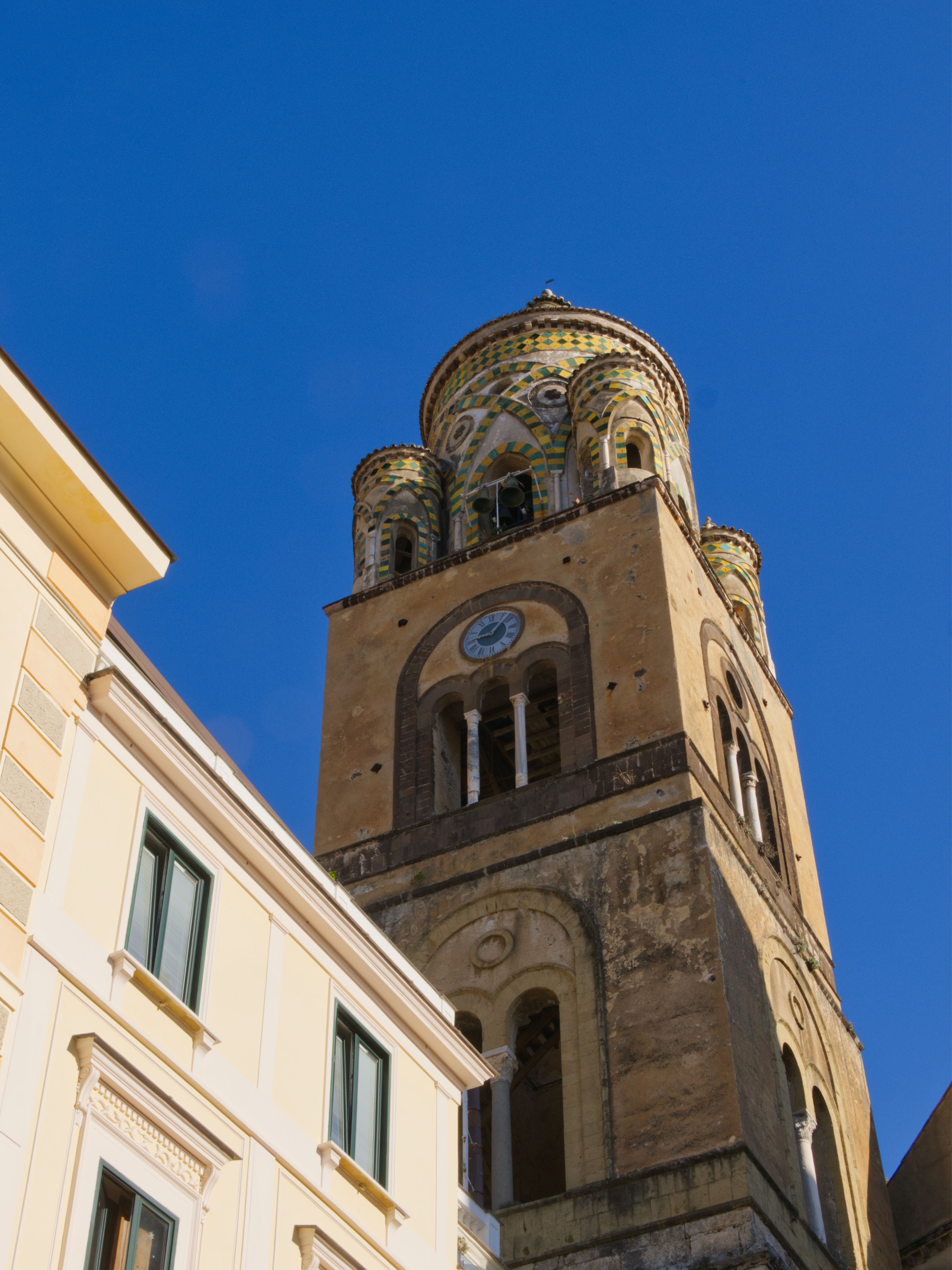 Historic Bell Tower Under Clear Blue Sky · Free Stock Photo