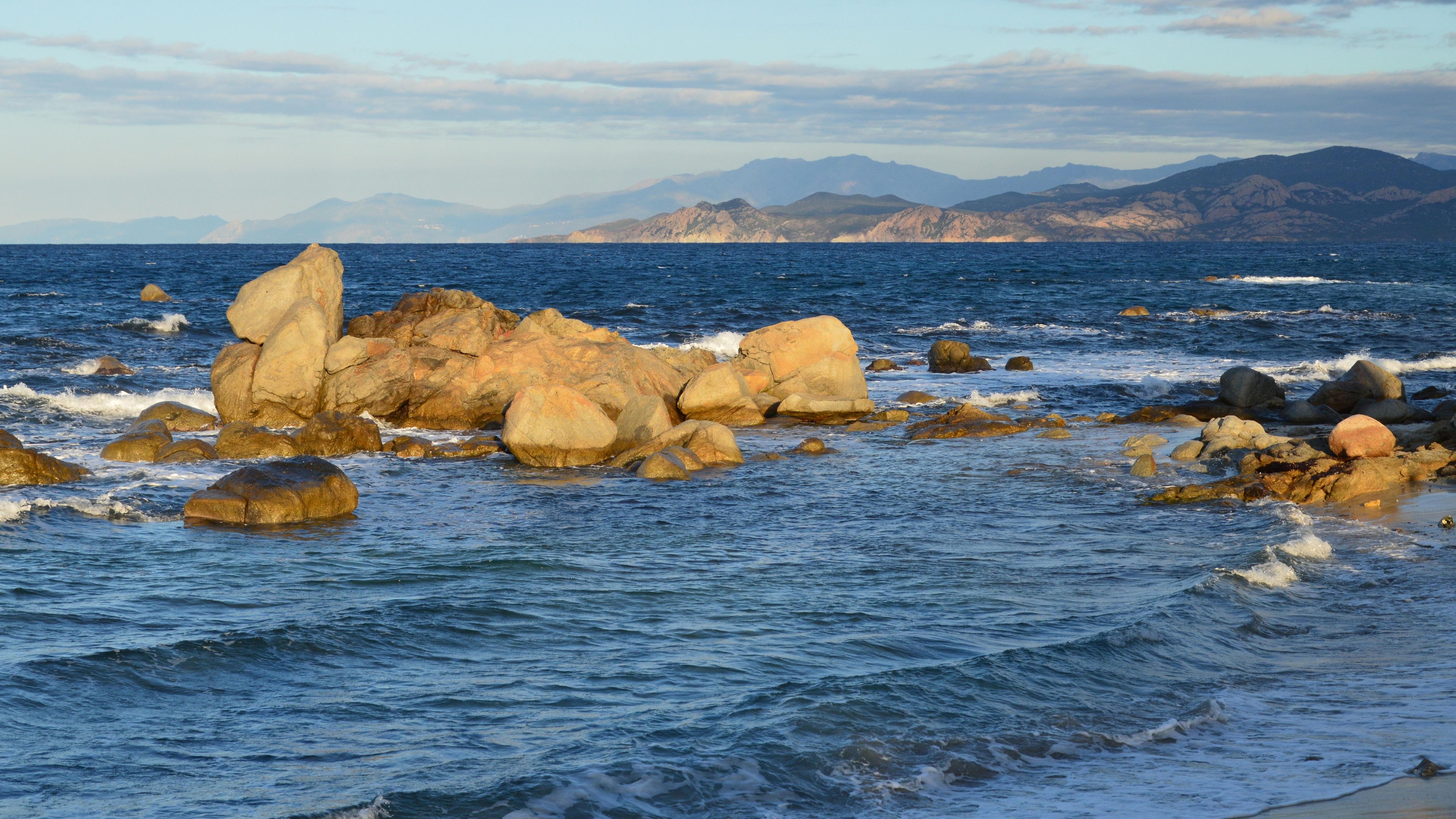 Corsica rocky coastline